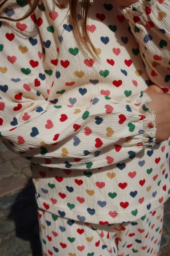Konges Sløjd bluzka dziecięca CHLEO BLOUSE OCS KS102454 beżowy