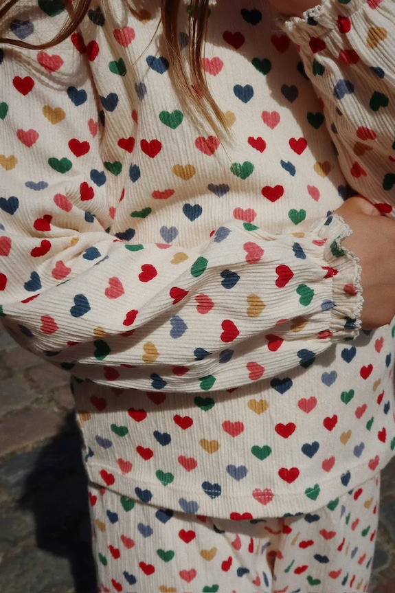 Konges Sløjd bluzka dziecięca CHLEO BLOUSE OCS KS102454 beżowy