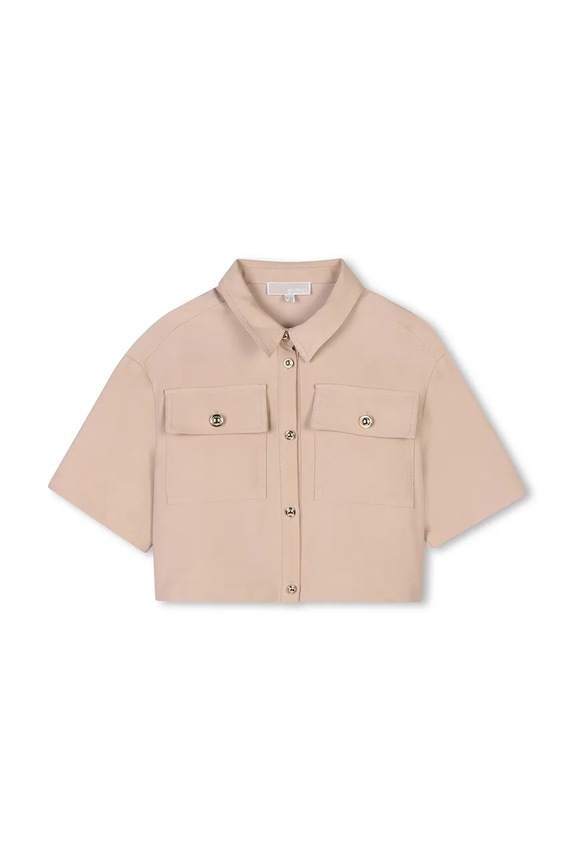 Детска блуза Michael Kors R30331.114.150 бежов SS25