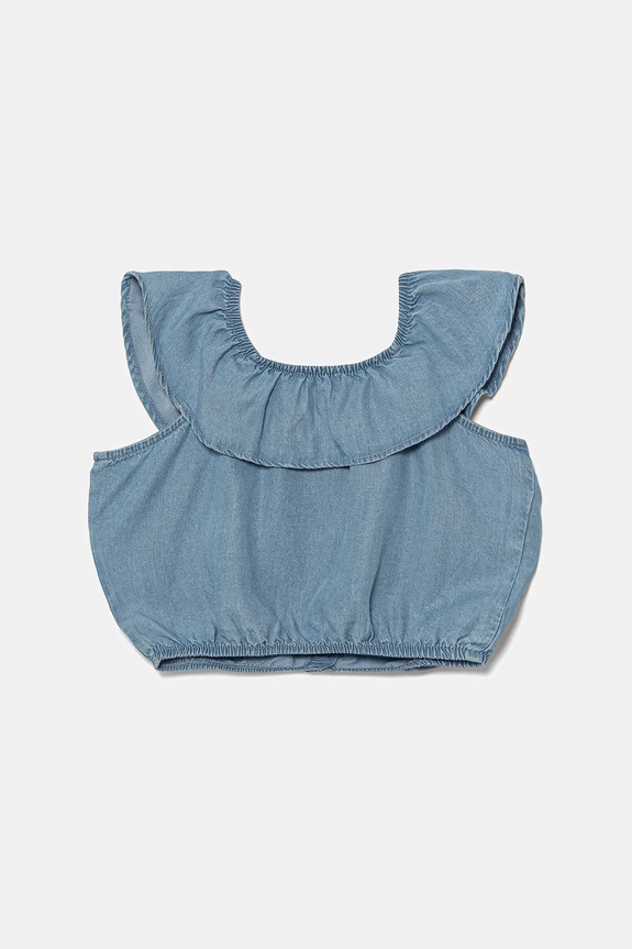 United Colors of Benetton bluză copii 5FFKCQ047.G.Seasonal albastru SS25