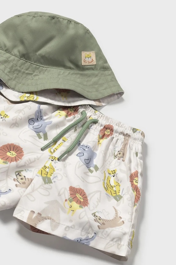 CHLAPEC Dětské plavkové šortky Mayoral 1646.3E.Baby.PPYA zelená