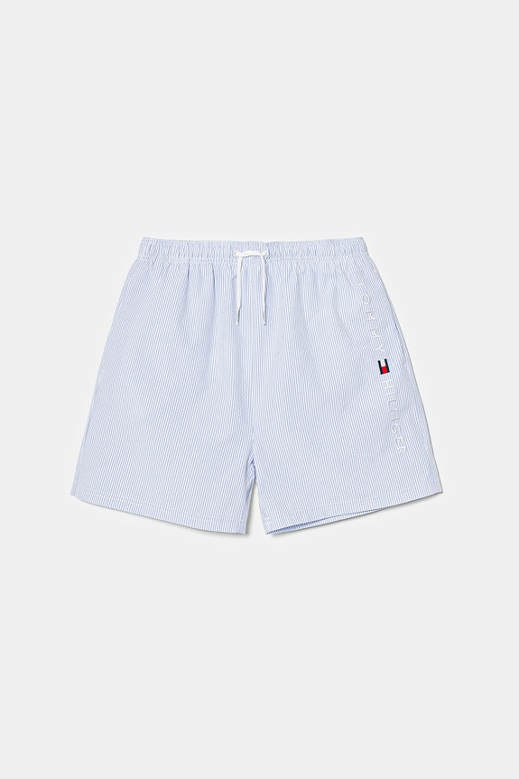 Dětské plavkové šortky Tommy Hilfiger Planet friendly modrá UB0UB00580.PPYA