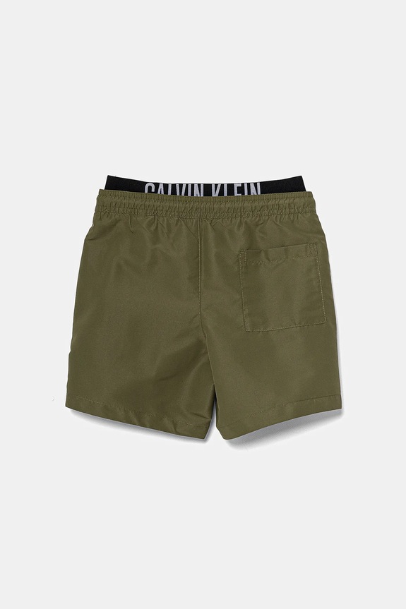 Dětské plavkové šortky Calvin Klein Jeans KV0KV00054.PPYA zelená SS25