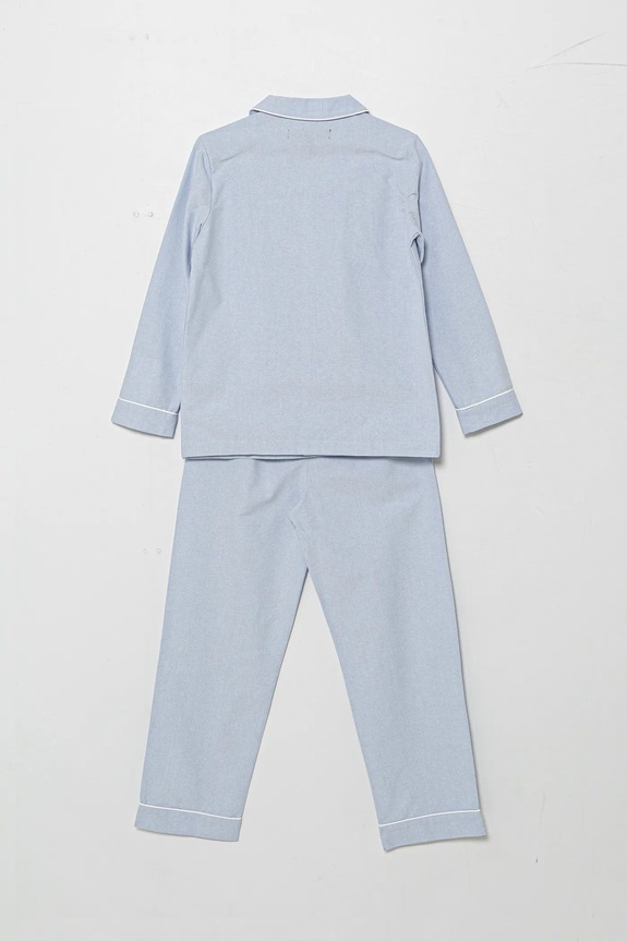 Polo Ralph Lauren pigama in lana bambino 9P0193 blu SS25
