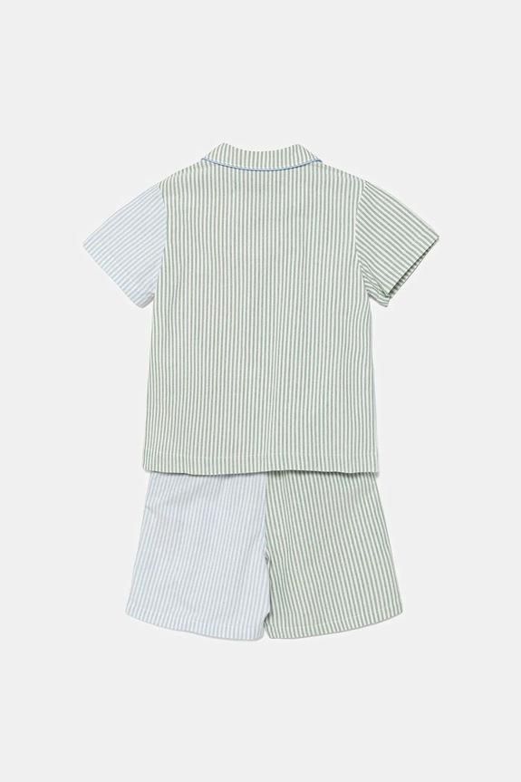 Polo Ralph Lauren piżama bawełniana dziecięca 9P0221 niebieski SS25
