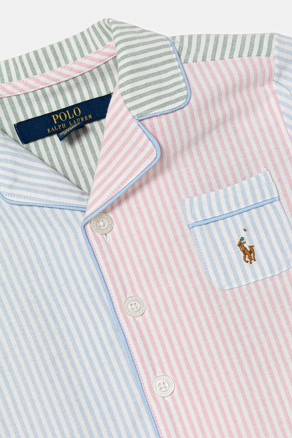 Chłopiec Polo Ralph Lauren piżama bawełniana dziecięca 9P0221 niebieski