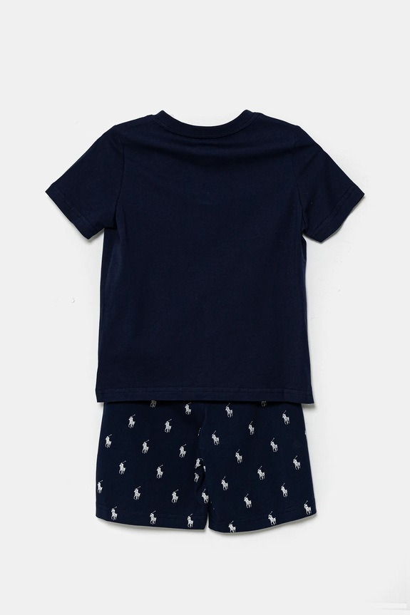 Dětské bavlněné pyžamo Polo Ralph Lauren 9P0250 námořnická modř SS26