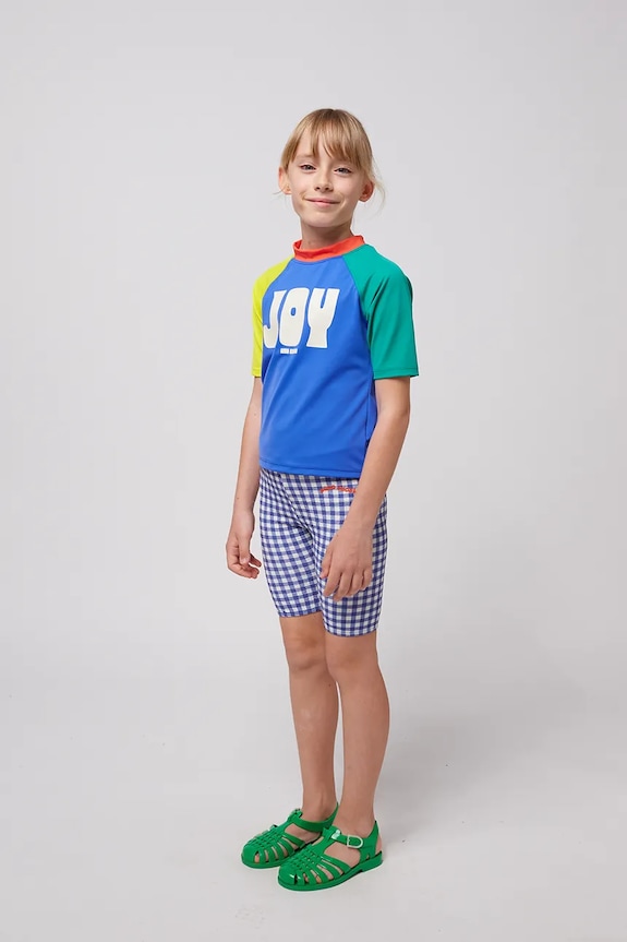 Majica kratkih rukava za kupanje za djecu Bobo Choses Joy 125AC112 plava