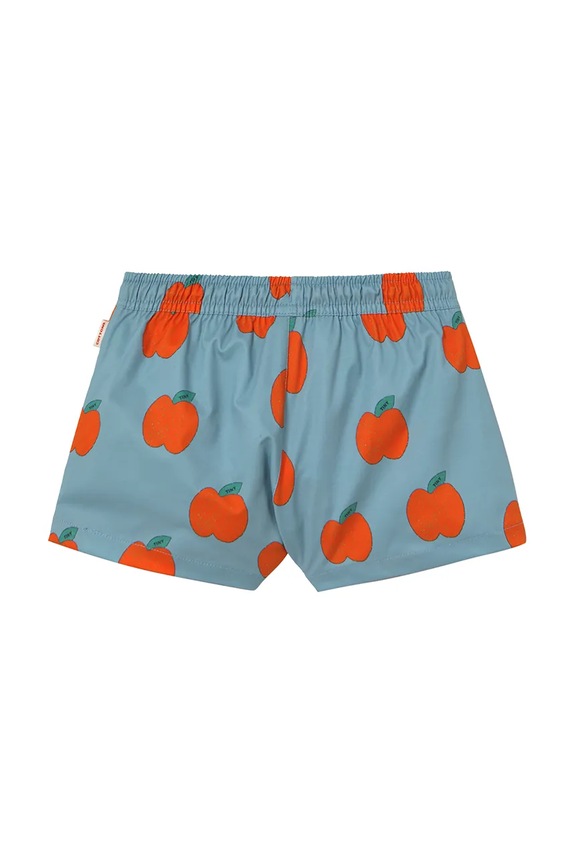 Tinycottons szorty kąpielowe dziecięce APPLES TRUNKS SS25.281 niebieski SS25