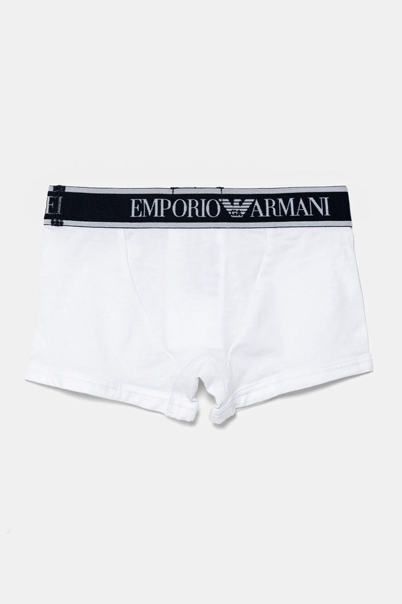 Otroške boksarice Emporio Armani 2-pack mornarsko modra EB000488.AF16036