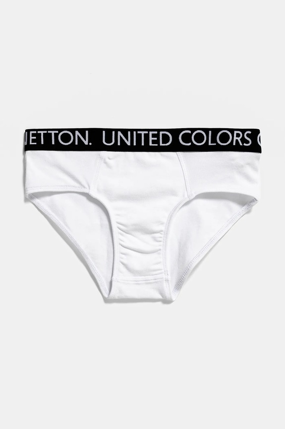 Detské slipy United Colors of Benetton 2-pak slipy biela 3OP80S484.G.Reprop.PPYA