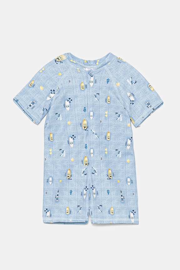 Jamiks costume da bagno per neonati NINO prodotto per bambini blu NINO.Komb.plaz.JLH095.B