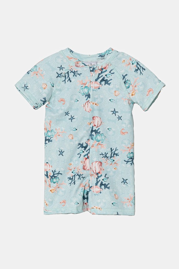 Jamiks costume da bagno per neonati NINO prodotto per bambini turchese NINO.Komb.plaz.JLH095.B