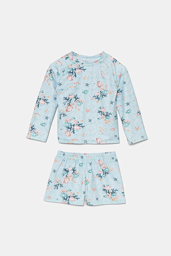 Dječji kupaći kostim Jamiks SALIDO I SALIDO.I.Kompl.JLH093.B tirkizna SS25