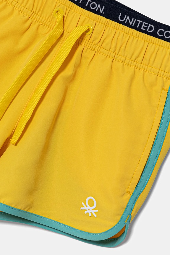 Dečki Otroške kopalne kratke hlače United Colors of Benetton 5JD00X00R.G.Seasonal rumena