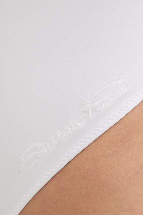 Ολόσωμο μαγιό Elisabetta Franchi λευκό CS69B51E2
