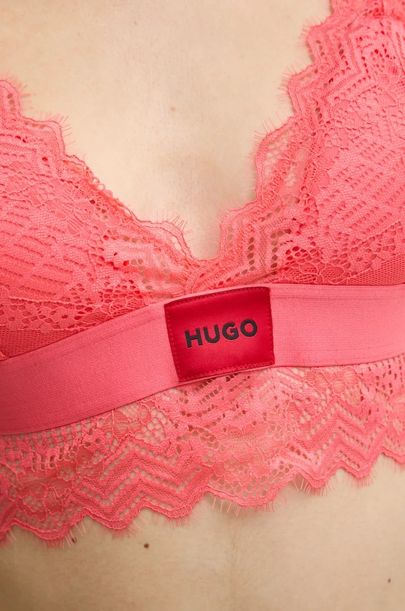 HUGO sutien TRIANGLE RL LACE roz 50535060