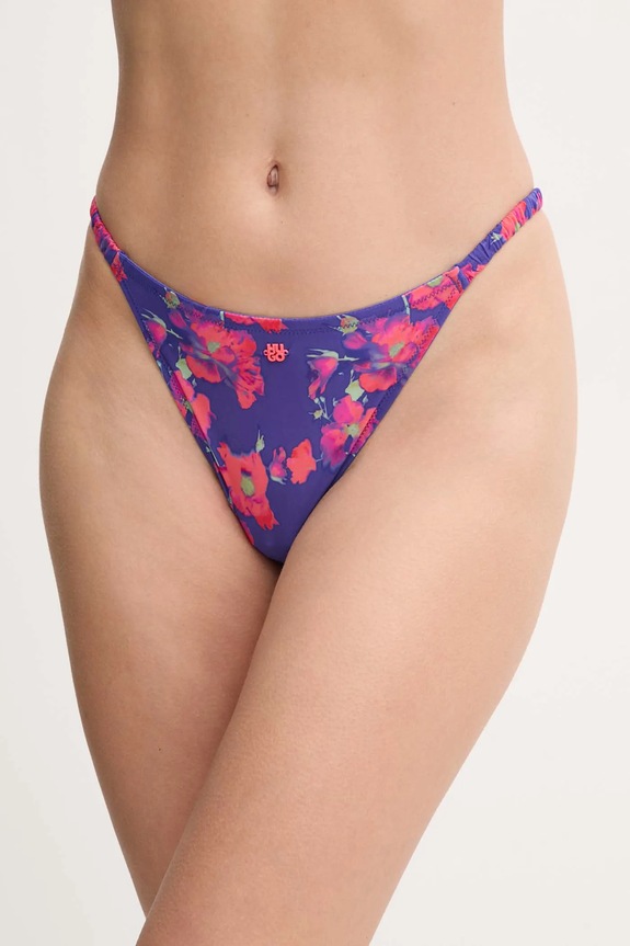 HUGO stringi dzianina niebieski 50535200