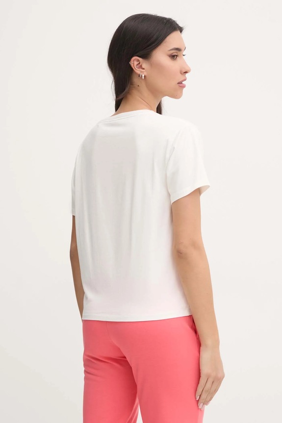 Oblečenie Tričko HUGO NIKKA_T-SHIRT 50534300 béžová