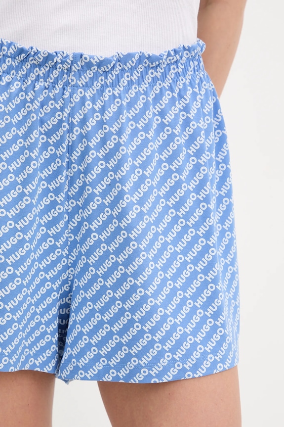 HUGO szorty piżamowe NIKKA_SHORTS fioletowy 50534304