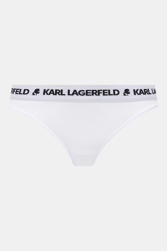 Tangá Karl Lagerfeld 3-pak LOGO THONG A1W47149 biela AW25