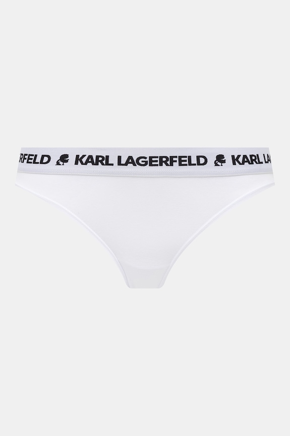 Tangá Karl Lagerfeld 3-pak LOGO THONG A1W47149 biela AW25