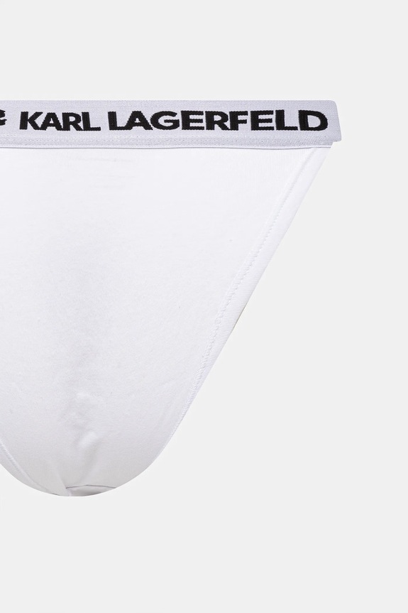 Oblečenie Brazílske nohavičky Karl Lagerfeld 3-pak LOGO BRAZILIAN A1W47150 biela
