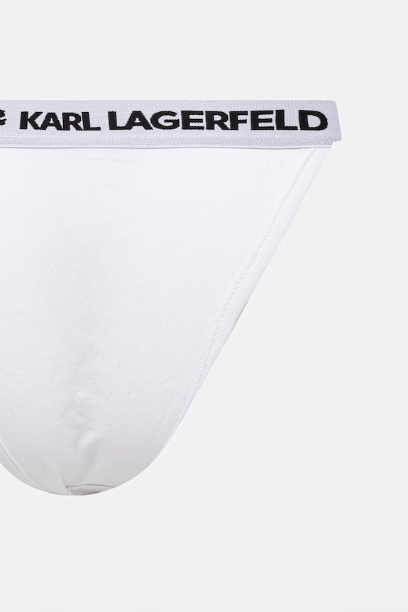 Oblečenie Brazílske nohavičky Karl Lagerfeld 3-pak LOGO BRAZILIAN A1W47150 biela