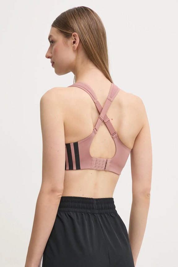 Odzież adidas Performance biustonosz sportowy TLRD Impact JI8039 różowy