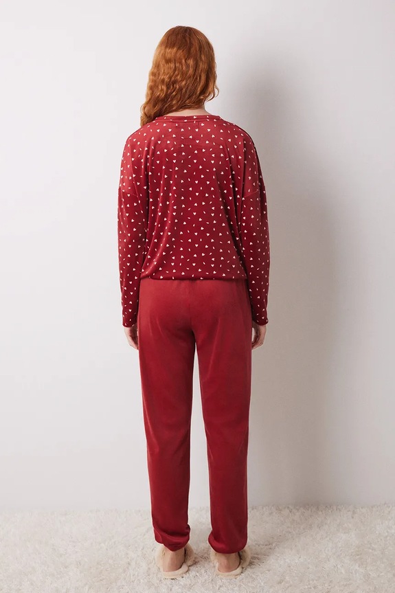 Pyžamo women'secret LOVE ACTUALLY GENERIC PJ 4758239 červená