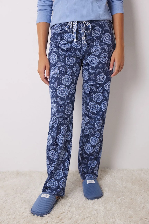 Pyžamové kalhoty women'secret MIX AND MATCH HAMPTONS 3708463 modrá SS25