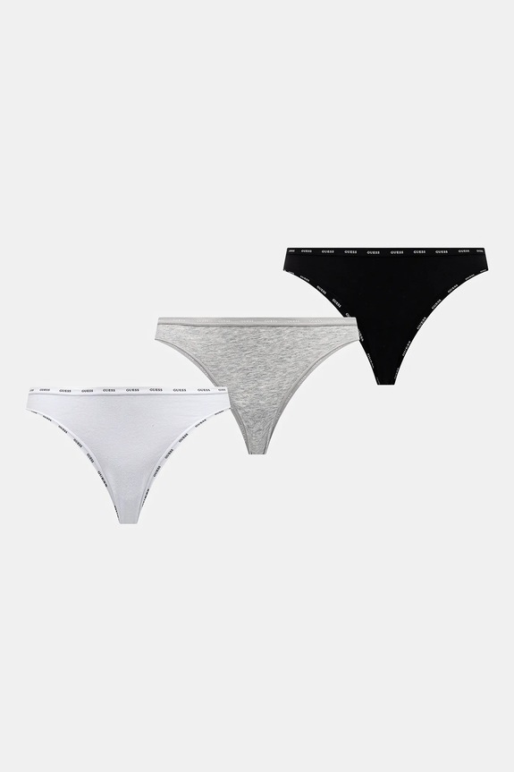 Brazilke Guess 3-pack Bombaž bela O5RG11.K6YW1