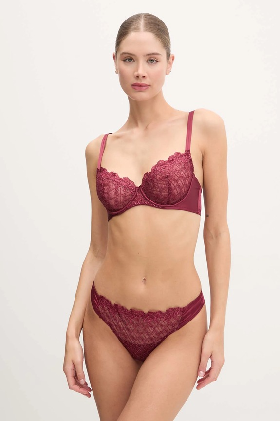 Guess reggiseno EBBY O5RC22.KCNR0 granata SS25