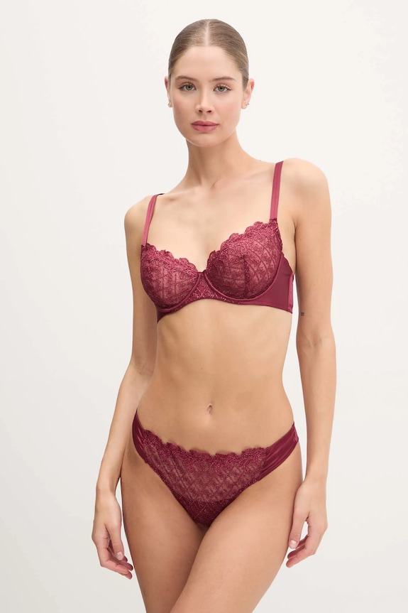 Guess reggiseno EBBY O5RC22.KCNR0 granata SS25