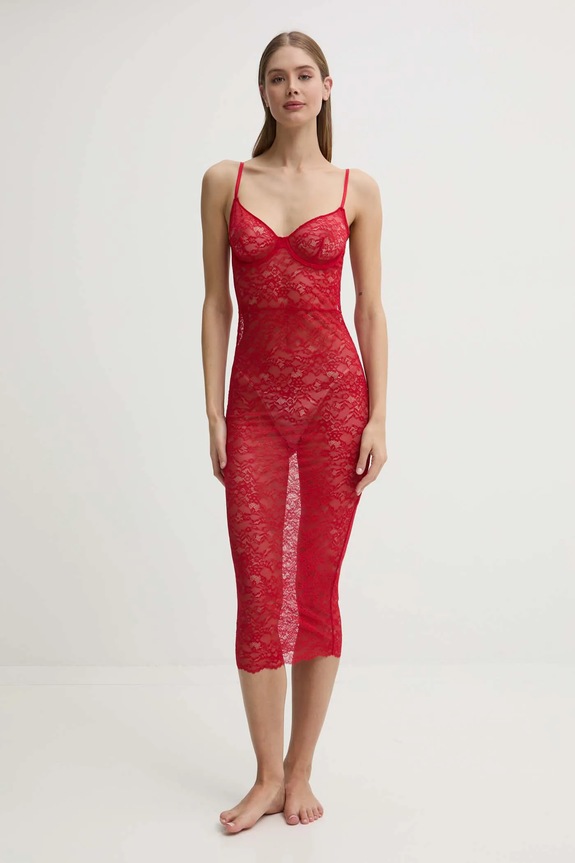 Νυχτικό Guess VANESSA O5RK00.KBGT0 κόκκινο SS25