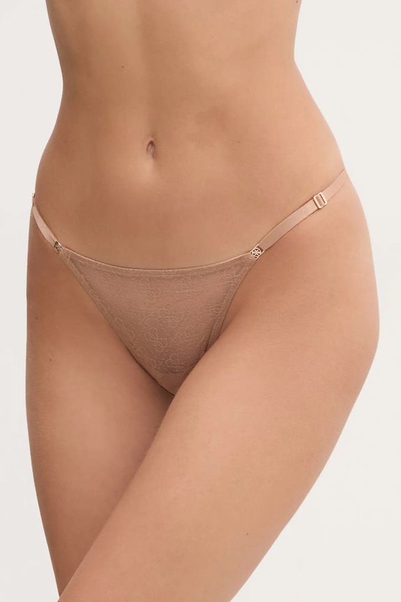 Guess stringi damskie NORA koronka beżowy O5RE10.KCLB0