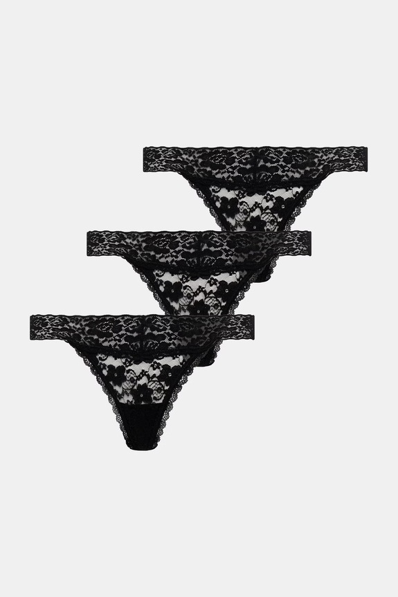 Στρινγκ Guess 3-pack μαύρο O5RG18.KC5L0