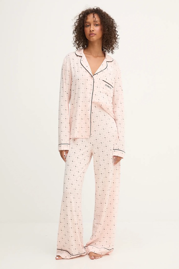 Guess pigiama SASHA set arancione O5RX08.KCIN2