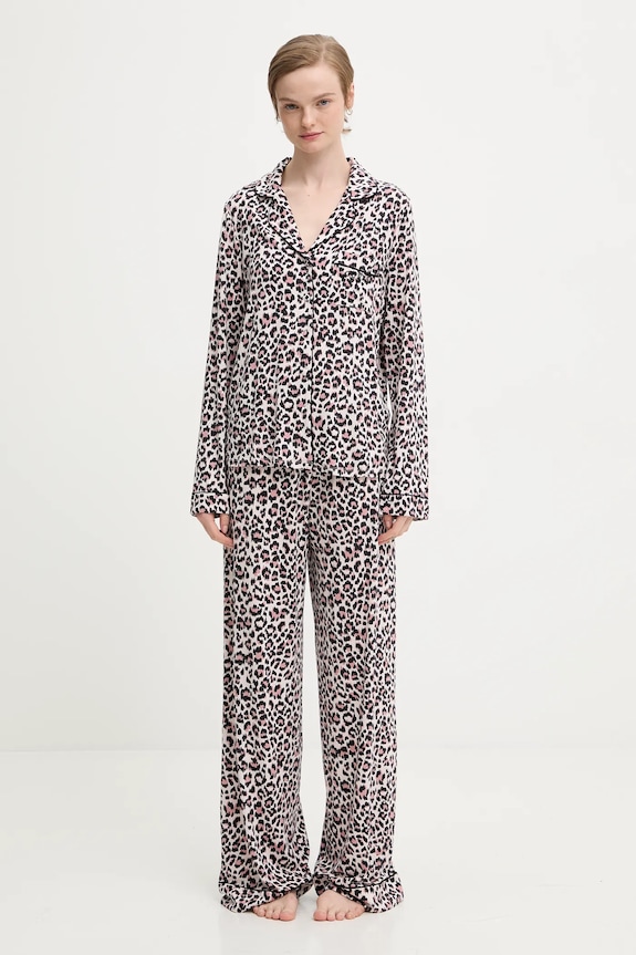 Guess pijama SASHA negru O5RX08.KCIN2