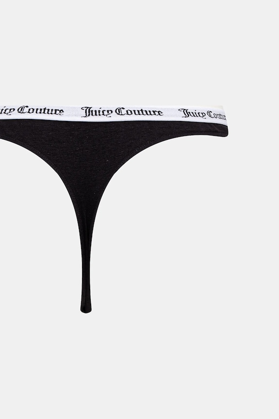 Juicy Couture stringi DANA THONG 3PK 3-pack JCLTH224571 szary