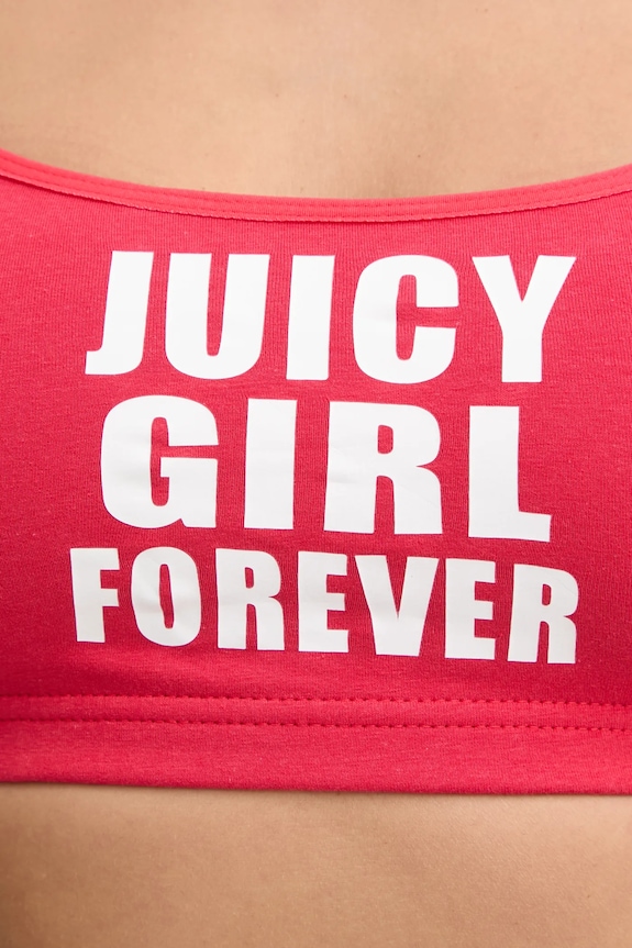 Grudnjak Juicy Couture JUICY SLOGAN BRALETTE JCTBT125954 crvena