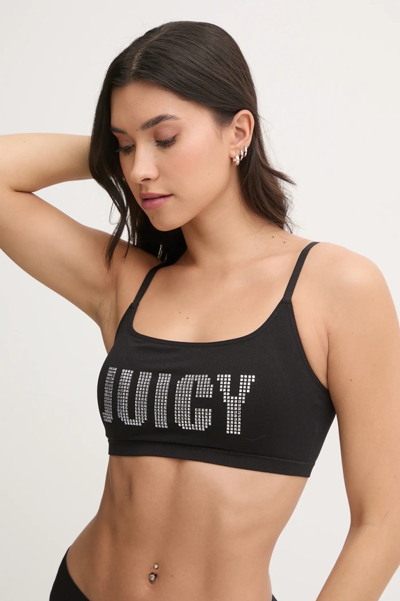 Odzież Juicy Couture komplet JUICY SLOGAN BRALETTE JCTUS125957 czarny