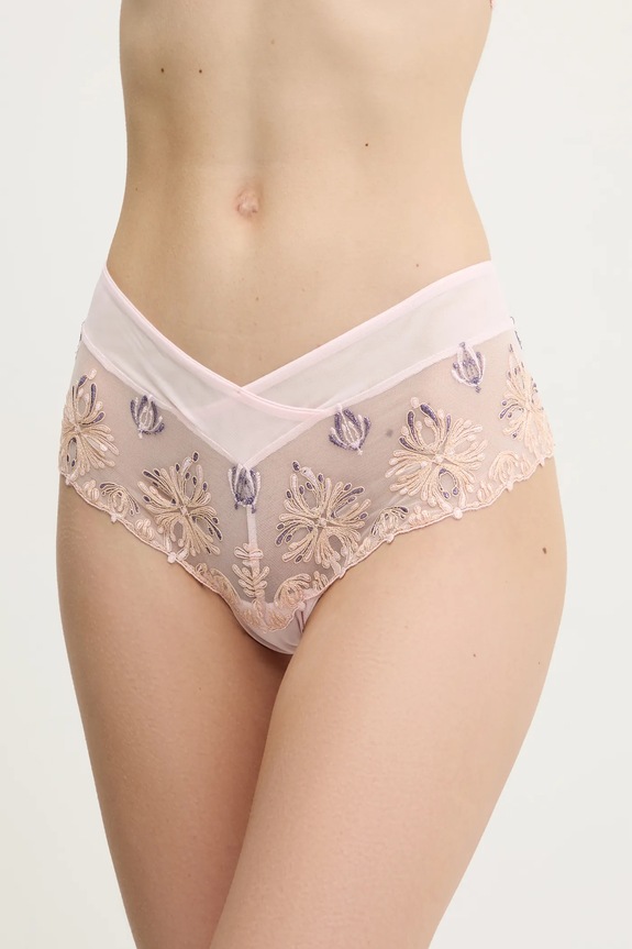 Chantelle chiloti brazilieni tanga roz C26040