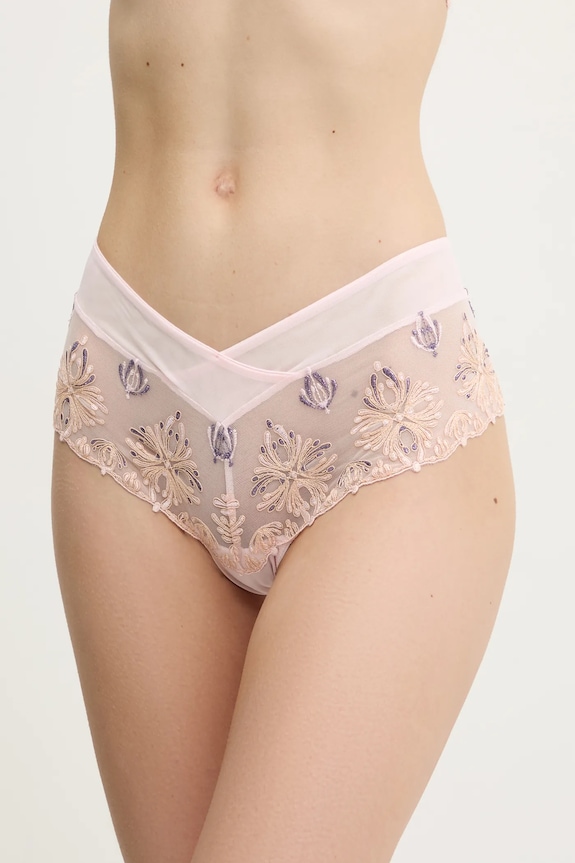 Chantelle chiloti brazilieni tanga roz C26040