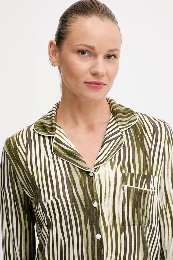 Odzież Chantelle koszula piżamowa FNB050 zielony
