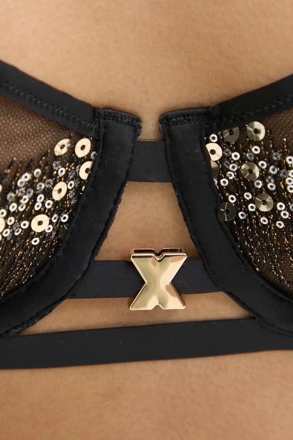 Chantelle biustonosz czarny C01KM5