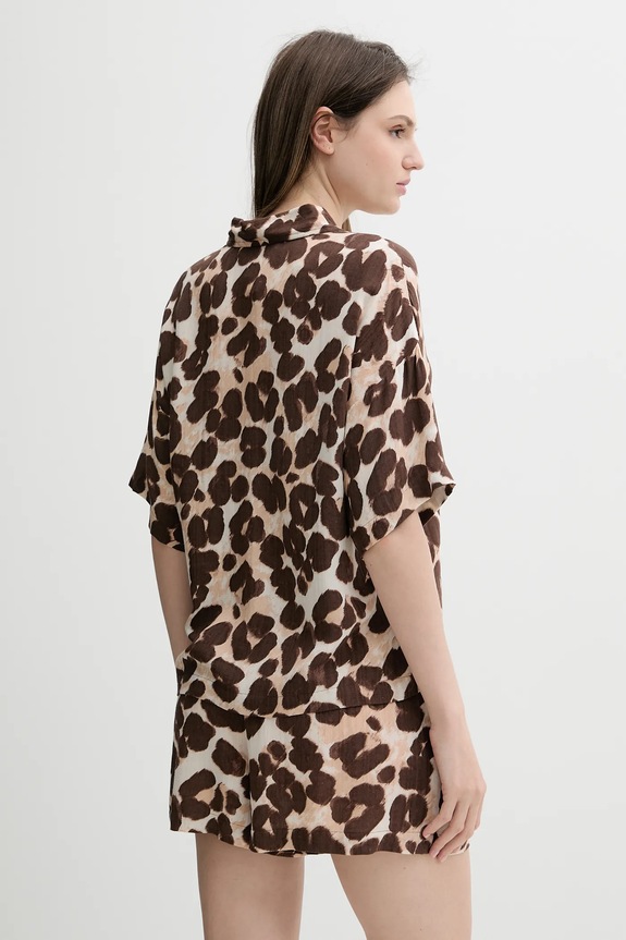 Gornji dio pidžame na zakopčavanje Chantelle FNAGJ5 smeđa SS26