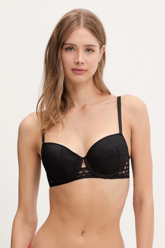 Σουτιέν Chantelle δαντέλα μαύρο C22NN5