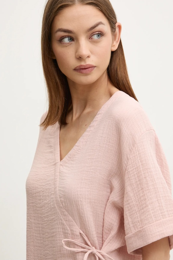 Бавовняна піжамна футболка Chantelle рожевий C18OJ5
