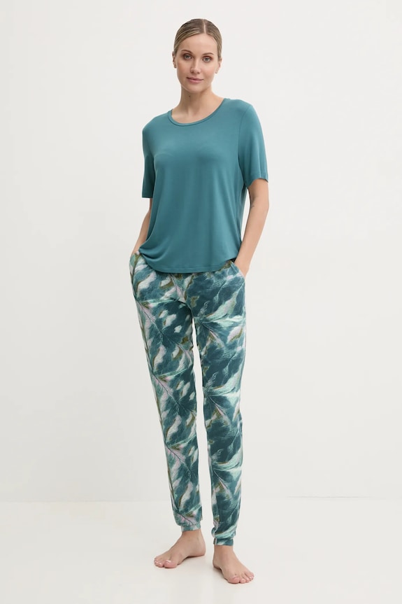 Homewear majica kratkih rukava Chantelle FN7650 tirkizna SS25